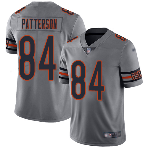 Chicago Bears Limited Silver Men Cordarrelle Patterson Jersey NFL Football #84 Inverted Legend->chicago bears->NFL Jersey